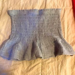 American eagle medium blue tube top